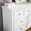 Modern 7 Drawers Dresser 7 Drawers Cabinet,Chest of Drawers Closet Organizers and Storage Clothes Storage Drawers Cabinet for Living Room, Farmhouse Dresser Organizer White W2275P149784