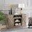 American retro TV Stand Farmhouse Classic Media TV Stand Antique Entertainment for TV up to 50" with Open and Closed Storage Space, Gray Wash, 47"W*15.5"D*30.75"H W2275P210013