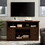 Vintage drawer Traditional TV Media Stand Farmhouse Rustic Entertainment Console for TV Up to 65" with Open and Closed Storage Space, Espresso, 60"W*15.75"D*34.25"H W2275P210044