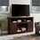 Vintage drawer Traditional TV Media Stand Farmhouse Rustic Entertainment Console for TV Up to 65" with Open and Closed Storage Space, Espresso, 60"W*15.75"D*34.25"H W2275P210044