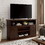 Vintage drawer Traditional TV Media Stand Farmhouse Rustic Entertainment Console for TV Up to 65" with Open and Closed Storage Space, Espresso, 60"W*15.75"D*34.25"H W2275P210044