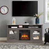 Modern TV Media Stand Modern Entertainment Console with 18