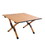 Portable picnic table, rollable aluminum alloy table top with folding solid X-shaped frame ZB1001MW W22770775