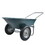 wheel barrow Two wheeled trolley for green garden 15 inch pneumatic wheel WB1001GN W22770787