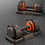 Adjustable Dumbbell Set 25LB Pairs Dumbbell 5 in 1 Free Dumbbell Weight Adjust with Anti-Slip Metal Handle, Ideal for Full-Body Home Gym Workouts W2277142897