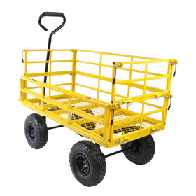 Wagon Cart Garden Cart Trucks Make It Easier to Transport Firewood Tc1860Yl