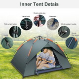 Camping dome tent is suitable for 2/3/4/5 people, waterproof, spacious, portable backpack tent, suitable for outdoor camping/hiking W22777551