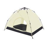 Camping dome tent is suitable for 2/3/4/5 people, waterproof, spacious, portable backpack tent, suitable for outdoor camping/hiking W22777552