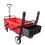 folding wagon Collapsible Outdoor Utility Wagon, Heavy Duty Folding Garden Portable Hand Cart, Drink Holder, Adjustable Handles W22778746