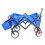 Folding Wagon Garden Shopping Beach Cart (Blue colour) W22778747