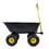 Folding car Poly Garden dump truck with steel frame, 10 inches. Pneumatic tire, black W22783097