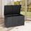 230 Gallon Deck Box, Waterproof Resin Large Outdoor Storgae Box for Patio Furniture, Patio Cushions, Gardening Tools, Pool and Sports Supplies, Lockable (Black) W2278P155065