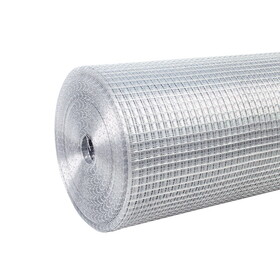 Hardware Cloth 1/2 inch 48in x 100ft 19 Gauge, Hot-dip Galvanized After Welding Chicken Wire Fence Roll Garden Plant Welded Metal Wire Fencing Roll, Rabbit Cages Snake Fence W2286P160445