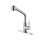 Single Handle Kitchen Sink Faucet with Pull Out Sprayer W2287P154018