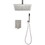 Ceiling Mounted Shower System Combo Set with Handheld and 10"Shower head W2287P182558