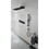 Shower System Square Bathroom Luxury Rain Mixer Shower Combo Set Pressure Balanced Shower System with Shower Head, Hand Shower, Slide Bar, Shower Arm, Hose, and Valve Trim W2287P182679
