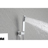 Wall Mounted Shower System Combo Set with Handheld and 12