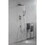 Waterfall Spout Wall Mounted shower with Handheld Shower Systems W2287P183645