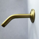 Shower Arm with Flange, 1/2 NPT Tapered Threads, Rain Shower Head Arm, Wall Mount Shower Extension Arm P-W2287P195329