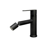 Bathroom sink faucet, single hole bathroom faucet modern single handle vanity basin faucet W2287P196702