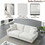 74.41 inch Teddy Velvet sofa bed with Separate adjustment backrest and Storage Function W2290P154859