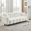 94.88 inch large teddy plush sofa for living room and entertainment space. W2290S00001