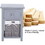 2pcs/Set Nightstands Bedroom, Simple Wooden Bedside Table Night Stand with Drawer and Storage Basket Household(Grey) W2296P145230