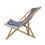 populus wood sling chair blue Stripe Broad blue Stripe (color: Dark blue) folding chaise lounge chair W2297P143102