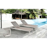 Modern design All aluminum outdoor coffee table and lounge W2298S00015