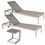 Modern design All aluminum outdoor coffee table and lounge W2298S00015