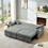 83.47-inch Dark Grey Fabric 3 in 1 Convertible Sleeper Sofa Bed,for Living Room, Bedroom, Apartment, Office W2318P154708