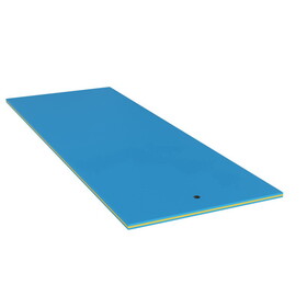Floating Water Mat, 9' X 6' Lily Pad Floating Mat, 3-Layer Foam Water Floating Pad for Water Recreation and Relaxing, Thick and Durable Water Activities Mat for Lake, Oceans W2320P147939