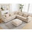 Modular Sectional Sofa Couch,Modern Minimalist Couches for Living Room,Free Combination Deep Seat Corner Couch for Living Room,Corduroy, Beige W2325S00013