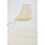 dining chair,set of 4,metal leg,plastic seat,transparent yellow W234P181669