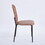 black leg and orange sennit chair,set of 4,dining chair,coffee chair W234P182675