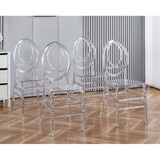 welding chair,dining chair,set of 4,plastic seat
