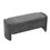 Ottoman Oval Storage Bench Chenille Fabric Bench with Large Storage Space for the Living Room, Entryway and Bedroom,gray W2353P153127