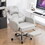 Swivel Ergonomic Office Chair, Technology Leather High Back Office Chair with Lumbar Support Headrest, Sedentary Comfortable Boss Chair, 155&#176; Reclining Computer Chair (Color : Grey) W2367P181248