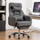 Swivel Ergonomic Office Chair, Technology Leather High Back Office Chair with Lumbar Support Headrest, Sedentary Comfortable Boss Chair, 155&#176; Reclining Computer Chair (Color : Tan) W2367P181249
