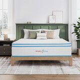 12 inch Queen Mattress with Pillows, Gel Memory Foam Mattress Bed in a Box, Twin Bed Mattress Individual Pocket Springs Motion Isolation, Medium Firm, Queen W2372P147723