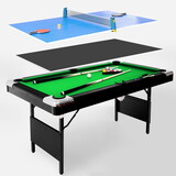 5.5F 3 in 1 Billiard table, 3 in 1 pool table, 3 in 1 table tennis table, billiards, pool table, multifunctional billiard table, multifunctional pool table, multifunctional table tennis table, table