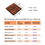 Acacia Wood Interlocking Deck Tiles Checker Pattern, 10PCS 12" x 12" Square Brown Acacia Hardwood Outdoor Flooring for Patio, Bancony, Pool Side,...