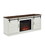 Farmhouse TV stand for 65/70/75-inch TVs with outlets, featuring a modern entertainment center design with a sliding barn door W2393P168715