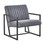 Fabric (GREY)+ steel armchair, for Kitchen, Dining, Bedroom, Living Room W24002854