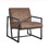 Brown + Leather + Upholstered