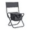 2-piece Folding Outdoor Chair with Storage Bag, Portable Chair for indoor, Outdoor Camping, Picnics and Fishing,Grey W24172221