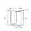 Modern Tempered Glass Coffee Table End Table Side Table for Living Room,bedroom, Transparent W24181017