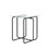 Modern Tempered Glass Coffee Table End Table Side Table for Living Room,bedroom, Transparent W24181017