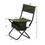Set of 5, Folding Outdoor Table and Chairs Set for Indoor, Outdoor Camping, Picnics, Beach,Backyard, BBQ, Party, Patio, Black/Green W241S00038