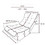 Single sofa reclining chair Japanese chair lazy sofa tatami balcony reclining chair leisure sofa adjustable chair W24417861
